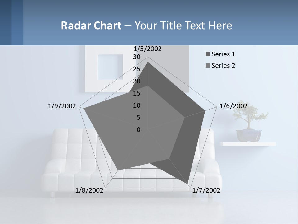 White Woman Elderly PowerPoint Template