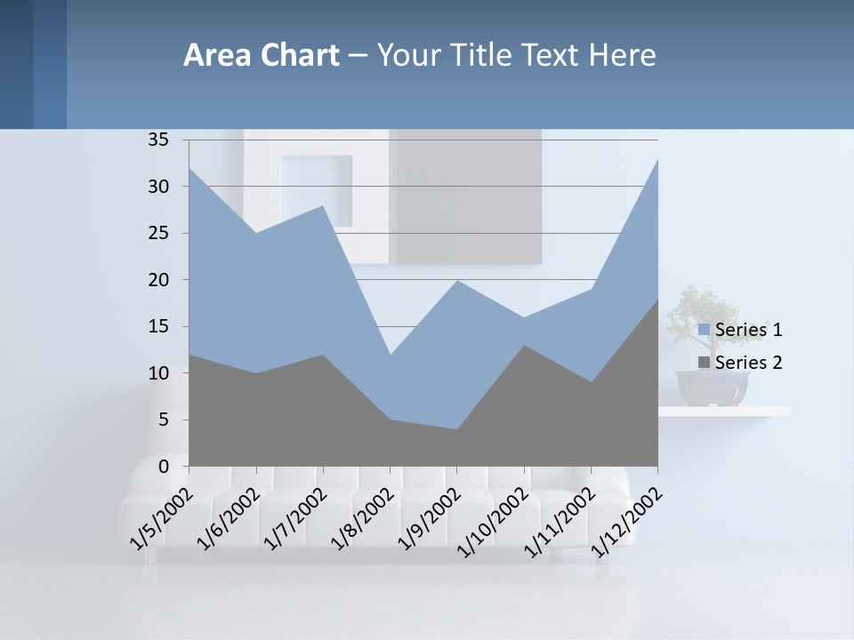 White Woman Elderly PowerPoint Template