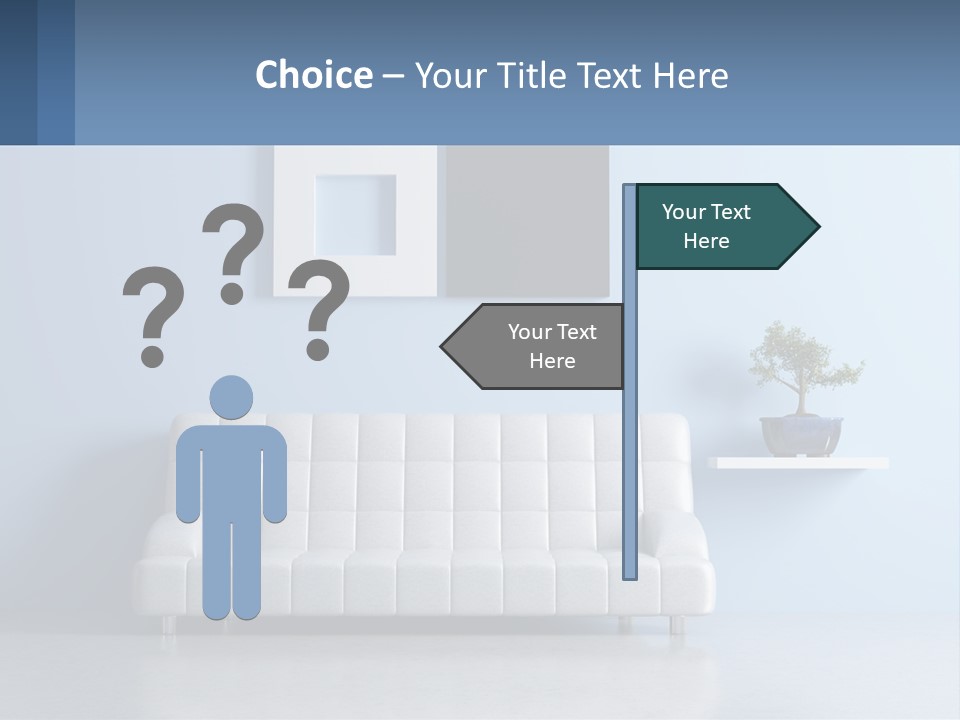 White Woman Elderly PowerPoint Template