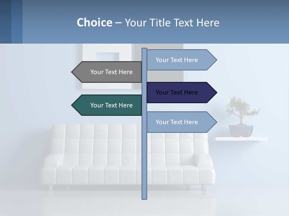 White Woman Elderly PowerPoint Template