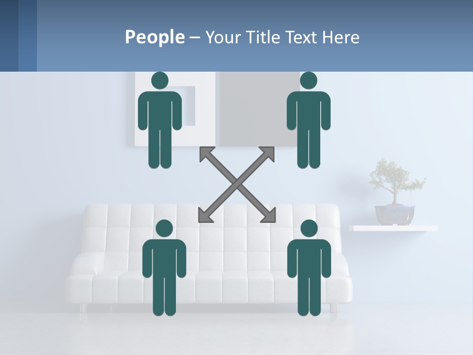 White Woman Elderly PowerPoint Template