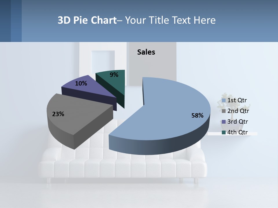White Woman Elderly PowerPoint Template