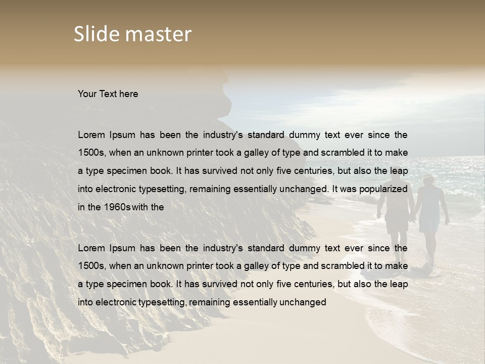 Old Lifestyle Ocean PowerPoint Template