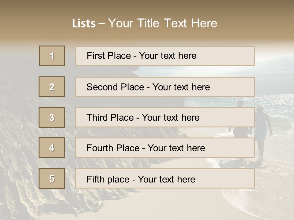 Old Lifestyle Ocean PowerPoint Template