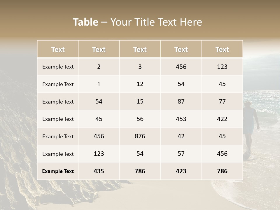 Old Lifestyle Ocean PowerPoint Template
