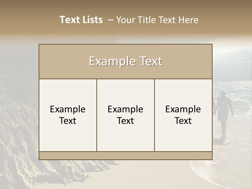 Old Lifestyle Ocean PowerPoint Template
