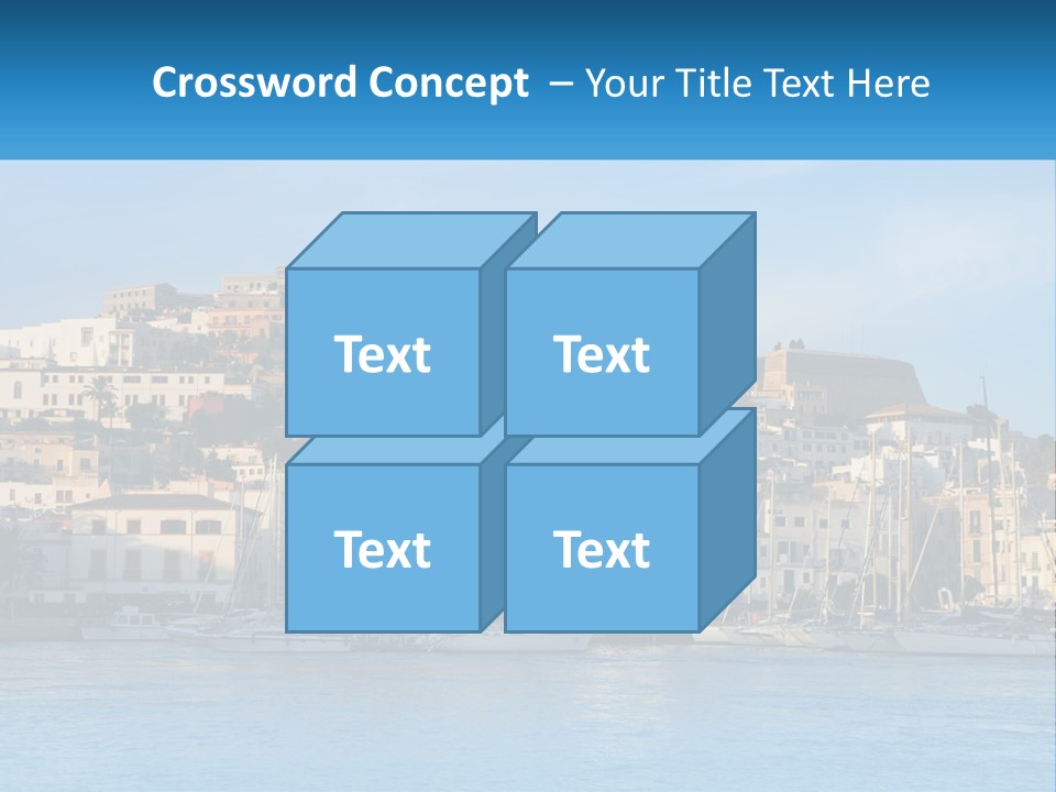 Calm Pensioner Sand PowerPoint Template