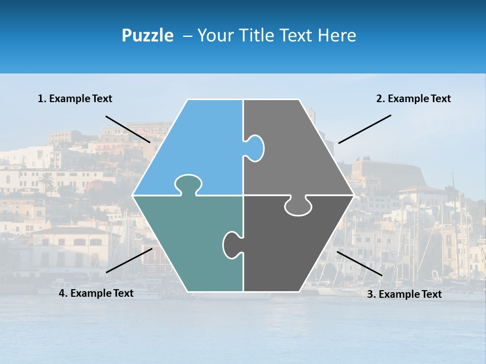 Calm Pensioner Sand PowerPoint Template