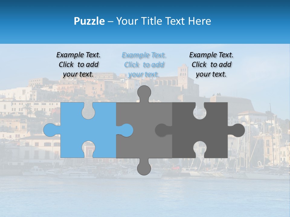 Calm Pensioner Sand PowerPoint Template