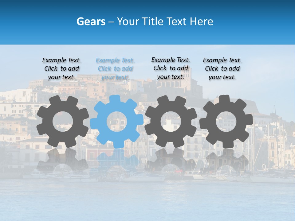 Calm Pensioner Sand PowerPoint Template