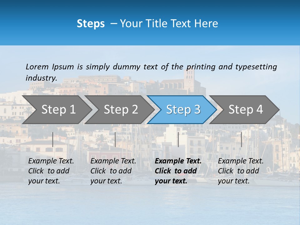 Calm Pensioner Sand PowerPoint Template