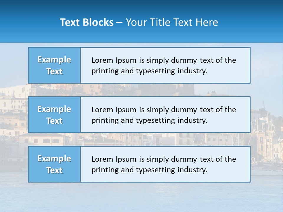 Calm Pensioner Sand PowerPoint Template