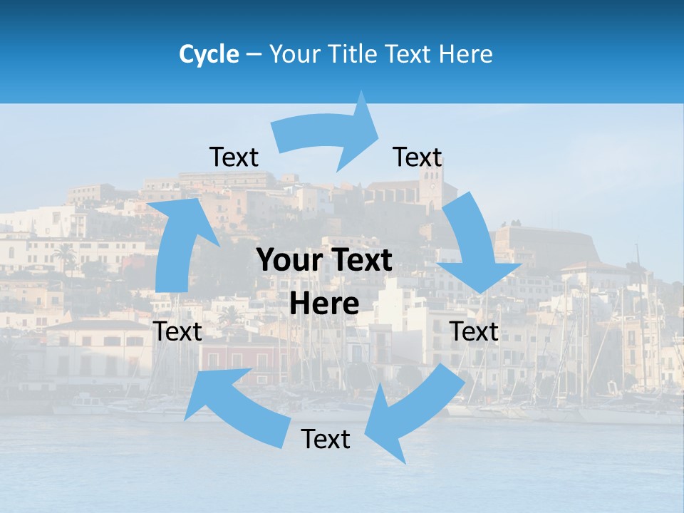 Calm Pensioner Sand PowerPoint Template