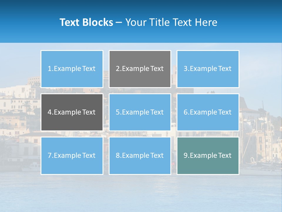 Calm Pensioner Sand PowerPoint Template