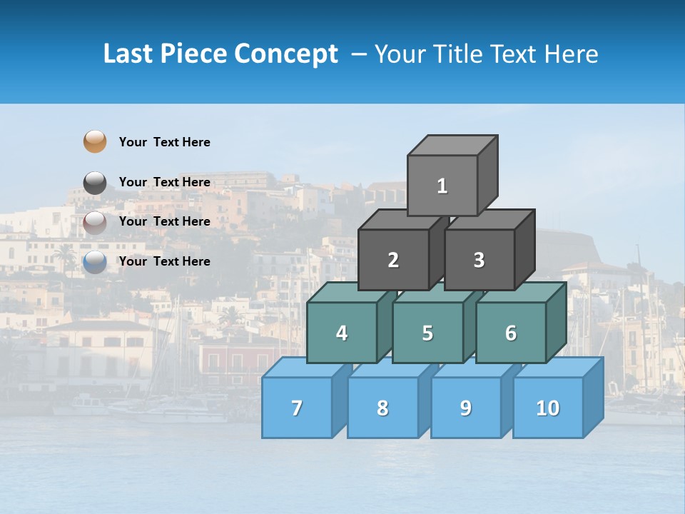 Calm Pensioner Sand PowerPoint Template