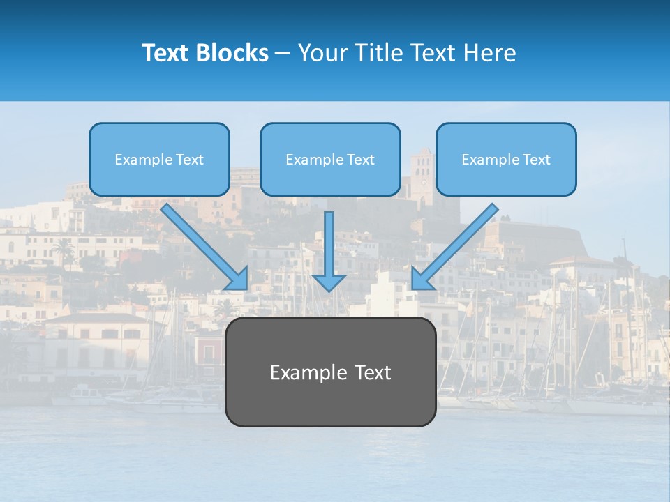 Calm Pensioner Sand PowerPoint Template