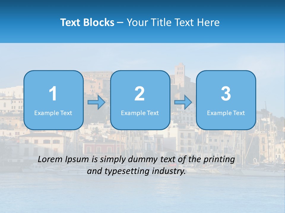 Calm Pensioner Sand PowerPoint Template