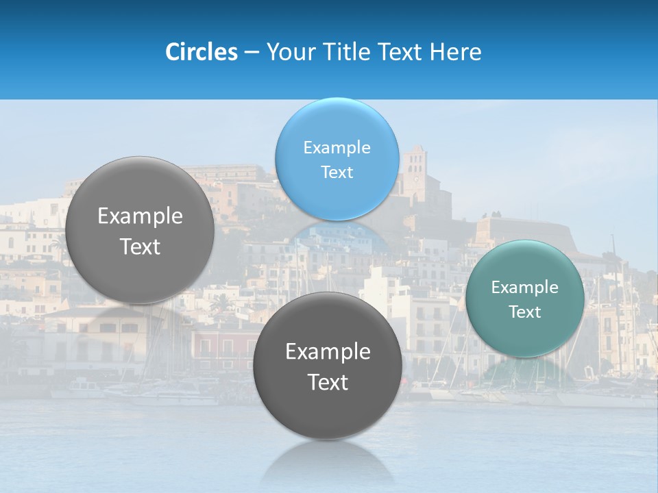 Calm Pensioner Sand PowerPoint Template