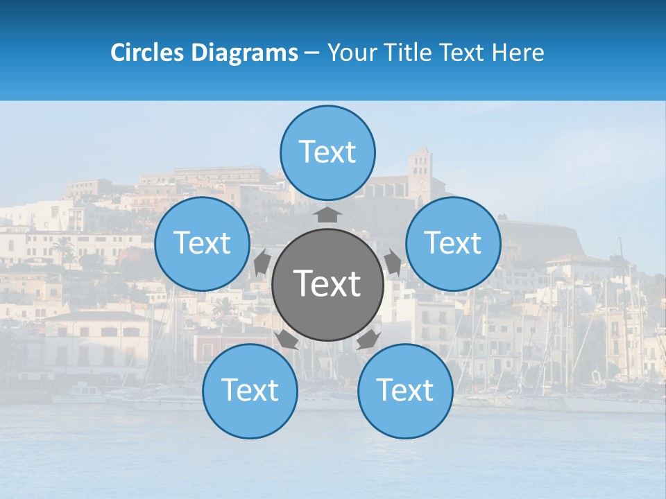 Calm Pensioner Sand PowerPoint Template