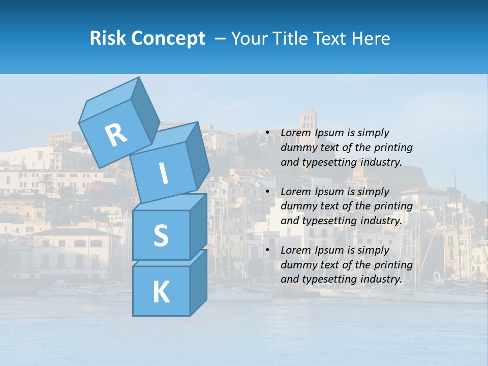 Calm Pensioner Sand PowerPoint Template