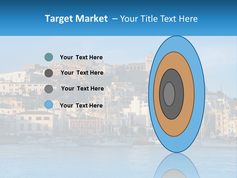 Calm Pensioner Sand PowerPoint Template