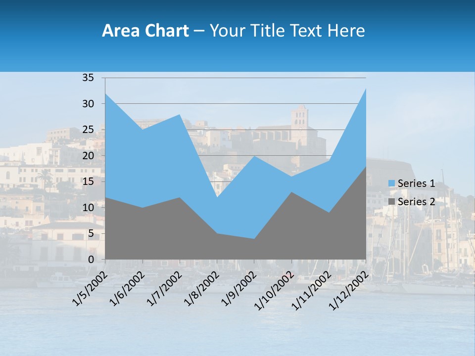 Calm Pensioner Sand PowerPoint Template