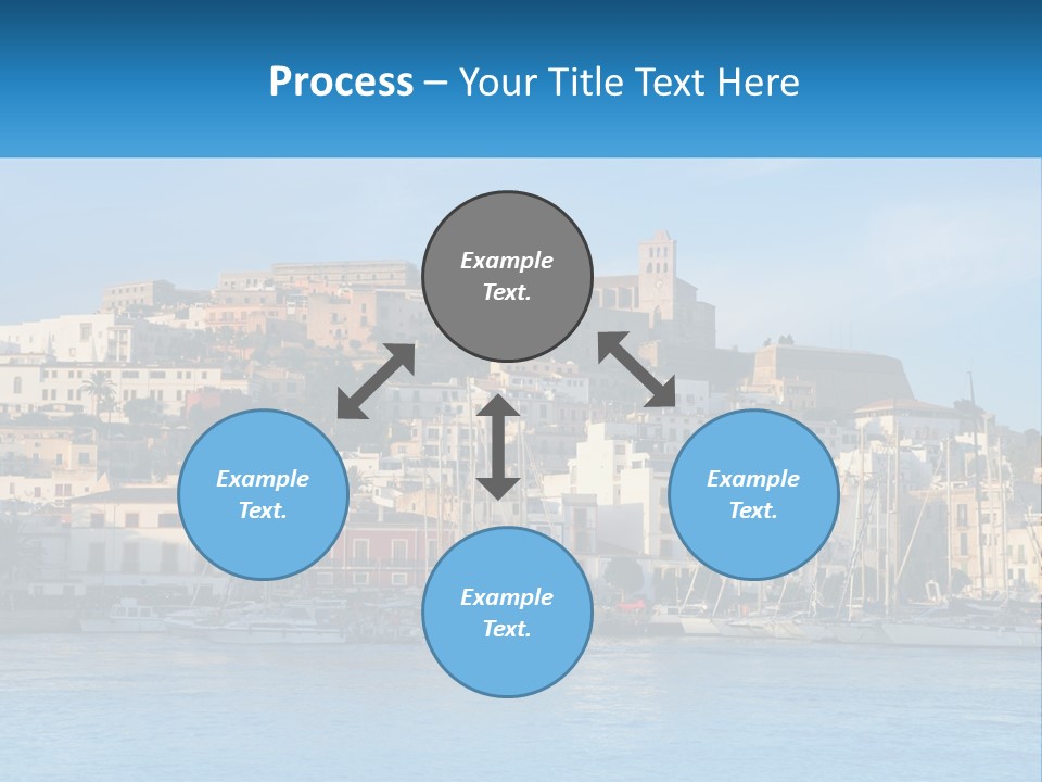 Calm Pensioner Sand PowerPoint Template
