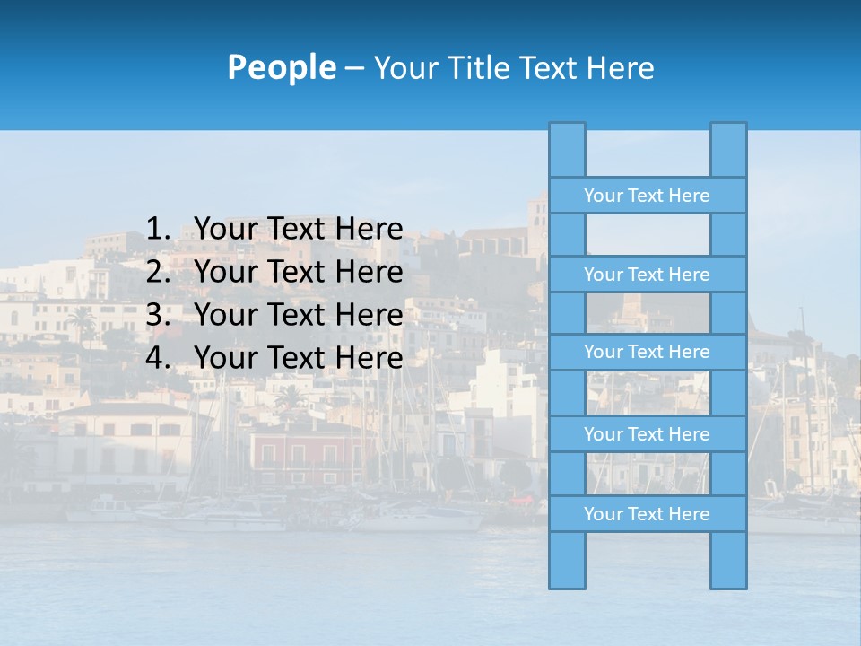 Calm Pensioner Sand PowerPoint Template