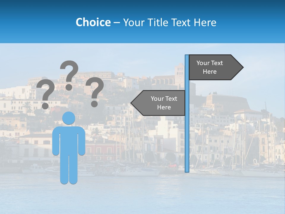 Calm Pensioner Sand PowerPoint Template