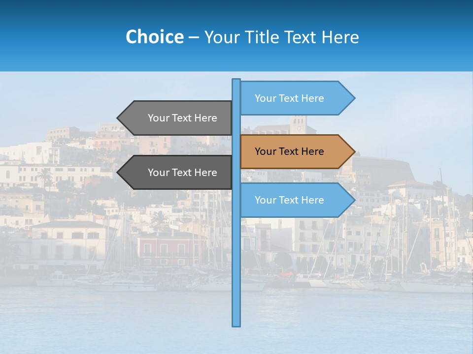 Calm Pensioner Sand PowerPoint Template