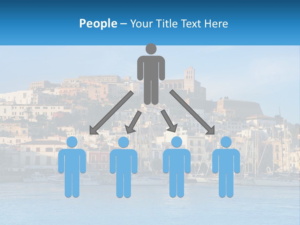 Calm Pensioner Sand PowerPoint Template