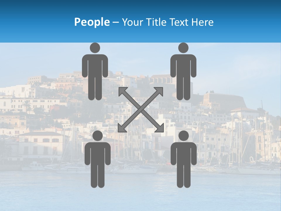 Calm Pensioner Sand PowerPoint Template