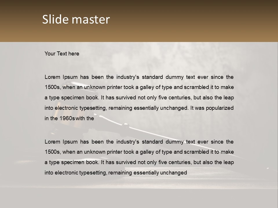 Calm Family Senior PowerPoint Template