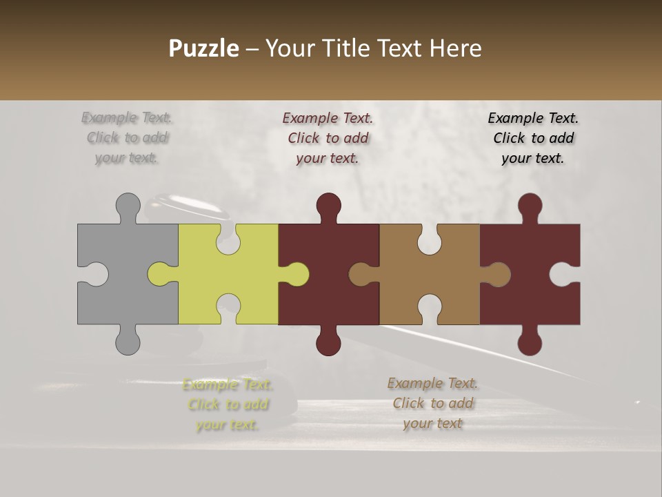 Calm Family Senior PowerPoint Template