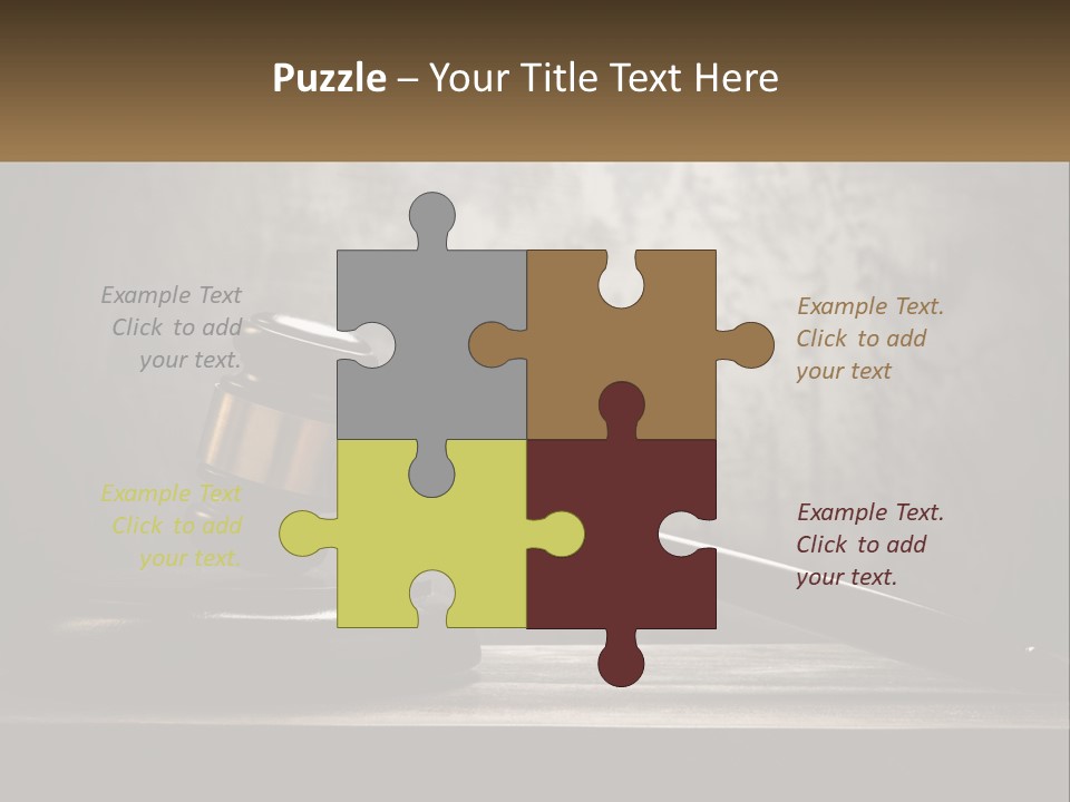 Calm Family Senior PowerPoint Template