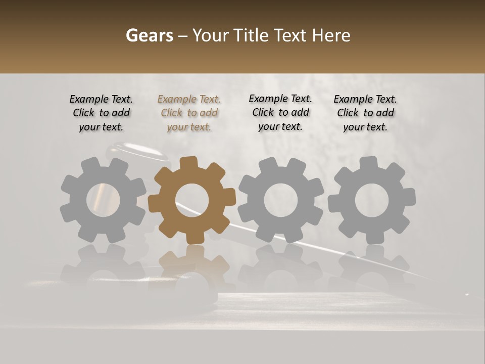 Calm Family Senior PowerPoint Template