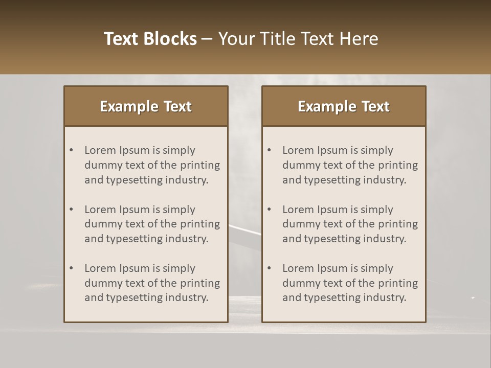 Calm Family Senior PowerPoint Template