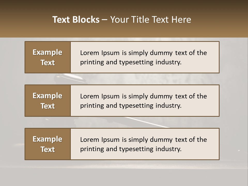 Calm Family Senior PowerPoint Template