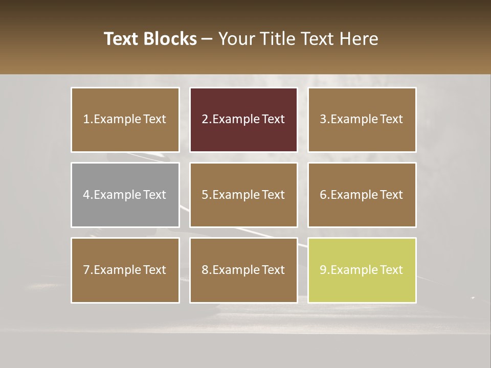 Calm Family Senior PowerPoint Template