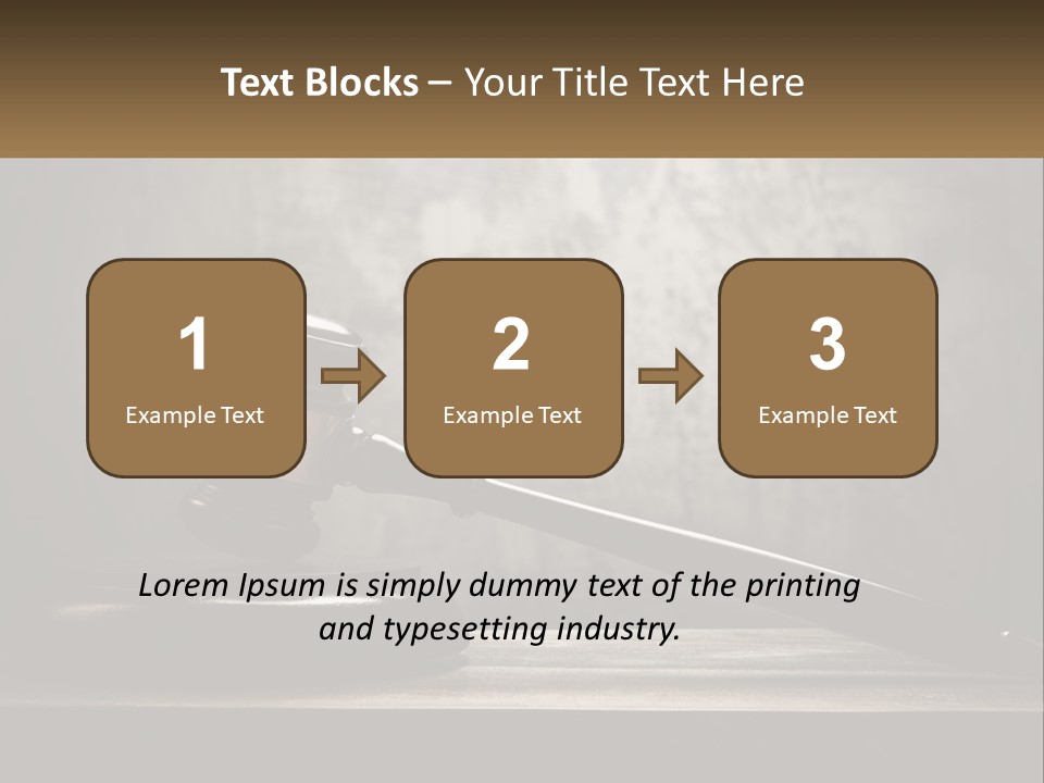 Calm Family Senior PowerPoint Template