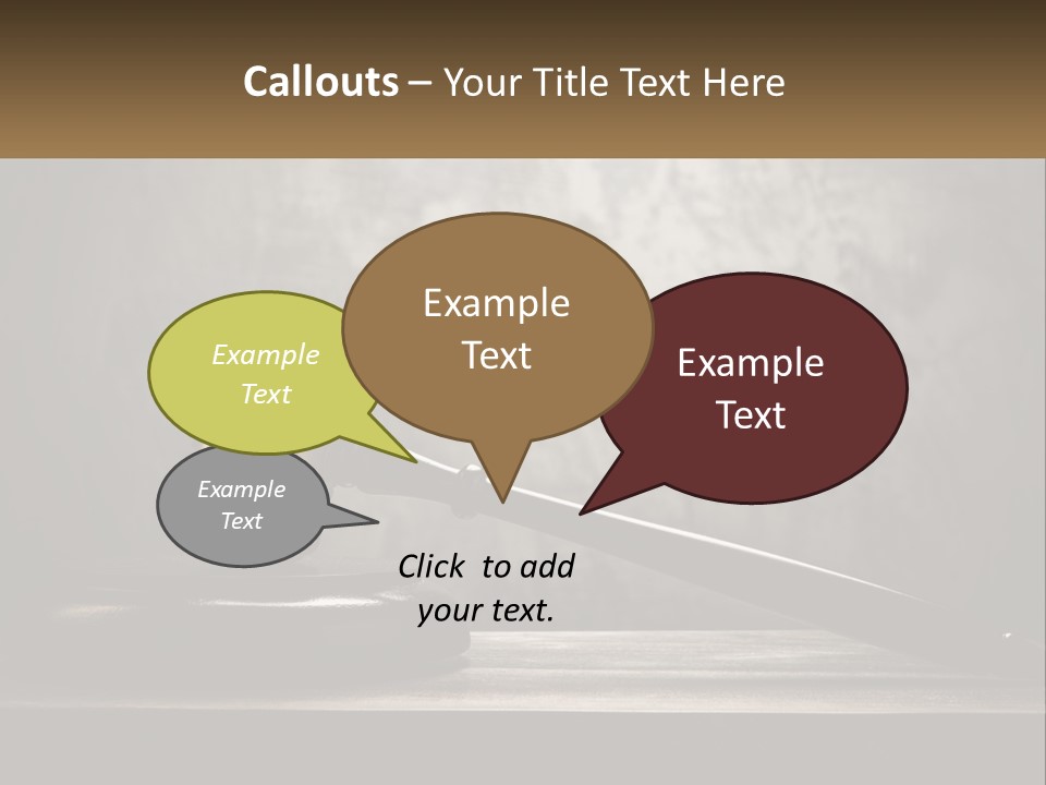 Calm Family Senior PowerPoint Template