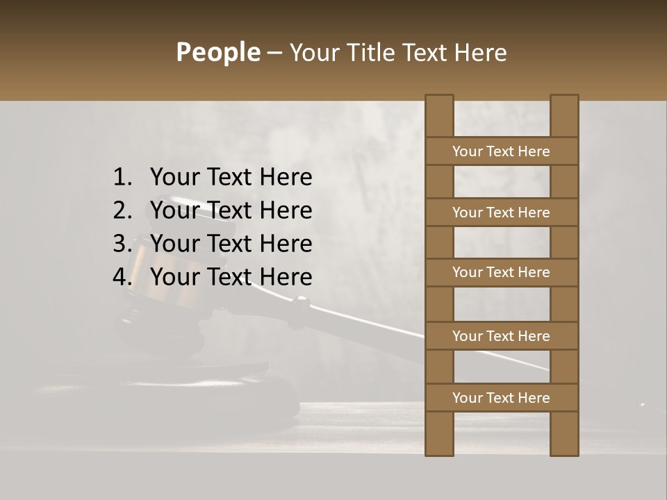 Calm Family Senior PowerPoint Template