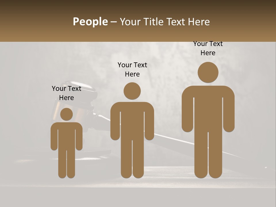 Calm Family Senior PowerPoint Template