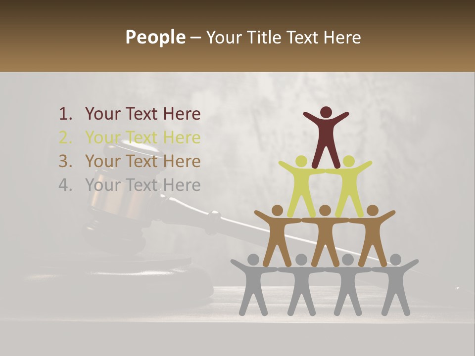 Calm Family Senior PowerPoint Template