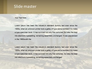 Daughter Woman Sunset PowerPoint Template