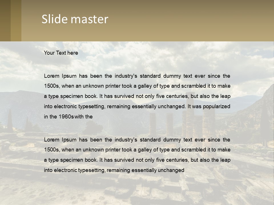 Daughter Woman Sunset PowerPoint Template