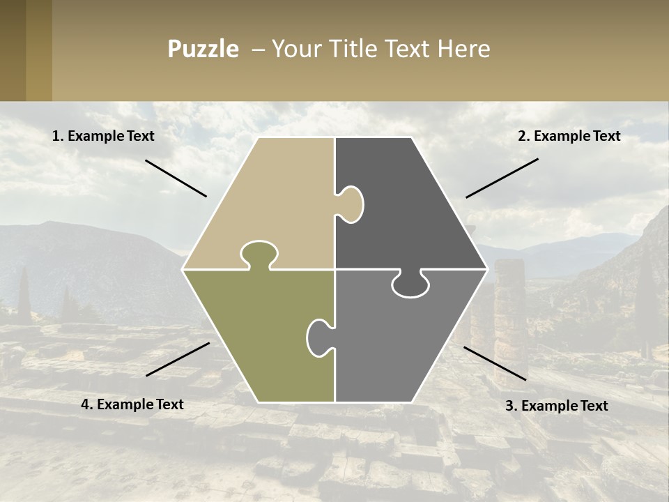 Daughter Woman Sunset PowerPoint Template