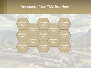 Daughter Woman Sunset PowerPoint Template