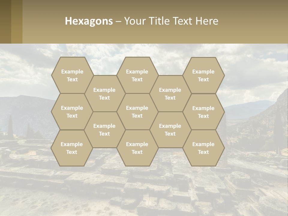 Daughter Woman Sunset PowerPoint Template