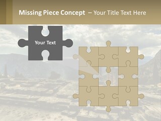 Daughter Woman Sunset PowerPoint Template